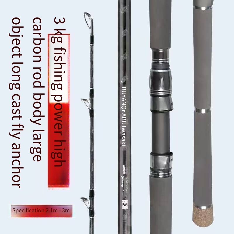 Wholesale Boat Fishing Rod With Fuji Guide Ring High Carbon Fiber Trolling Fishing Rod Spinning Sea Fishing Rod
